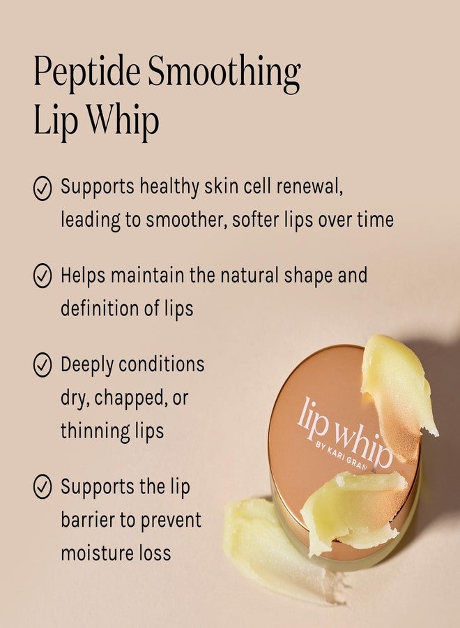 Kari Gran Lip Whip | Moisturizing Lip Balm with Organic Oils | Peptide Smoothing | Rich Buttery Texture, Hydrates & Protects | Non-GMO, Organic Ingredients, Made in USA - Image 2